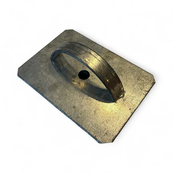 Vintage Primitive GINGERBREAD MAN 5" Cookie Cutter Tin Flat Back Handle Canada - Picture 4 of 11